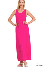 Load image into Gallery viewer, Sleeveless Flared Scoop Neck Maxi Dress
