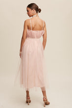 Load image into Gallery viewer, Paper Bag Frill Tulle Maxi Dress
