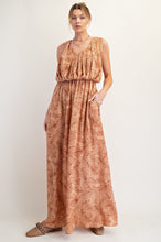 Load image into Gallery viewer, Solara Leaf Maxi Dress
