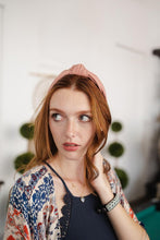 Load image into Gallery viewer, Wide Stripe Topknot Headband
