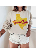 Load image into Gallery viewer, TEXAS CHICA GRAPHIC SWEATSHIRT
