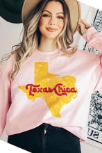 Load image into Gallery viewer, TEXAS CHICA GRAPHIC PLUS SIZE SWEATSHIRT
