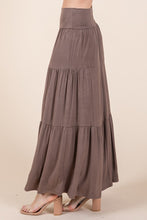 Load image into Gallery viewer, Solid Tiered Ruffle Skirt
