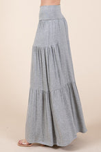 Load image into Gallery viewer, Solid Tiered Ruffle Skirt
