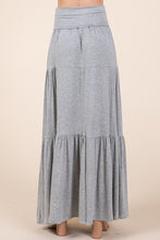 Load image into Gallery viewer, Solid Tiered Ruffle Skirt
