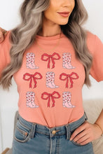 Load image into Gallery viewer, Croquette Cowgirl Valentine Graphic Tee
