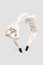 Load image into Gallery viewer, Elegant Solid Bow Headband
