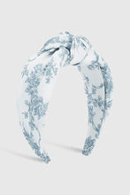 Load image into Gallery viewer, Toile Topknot Headband
