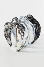 Load image into Gallery viewer, Toile Topknot Headband
